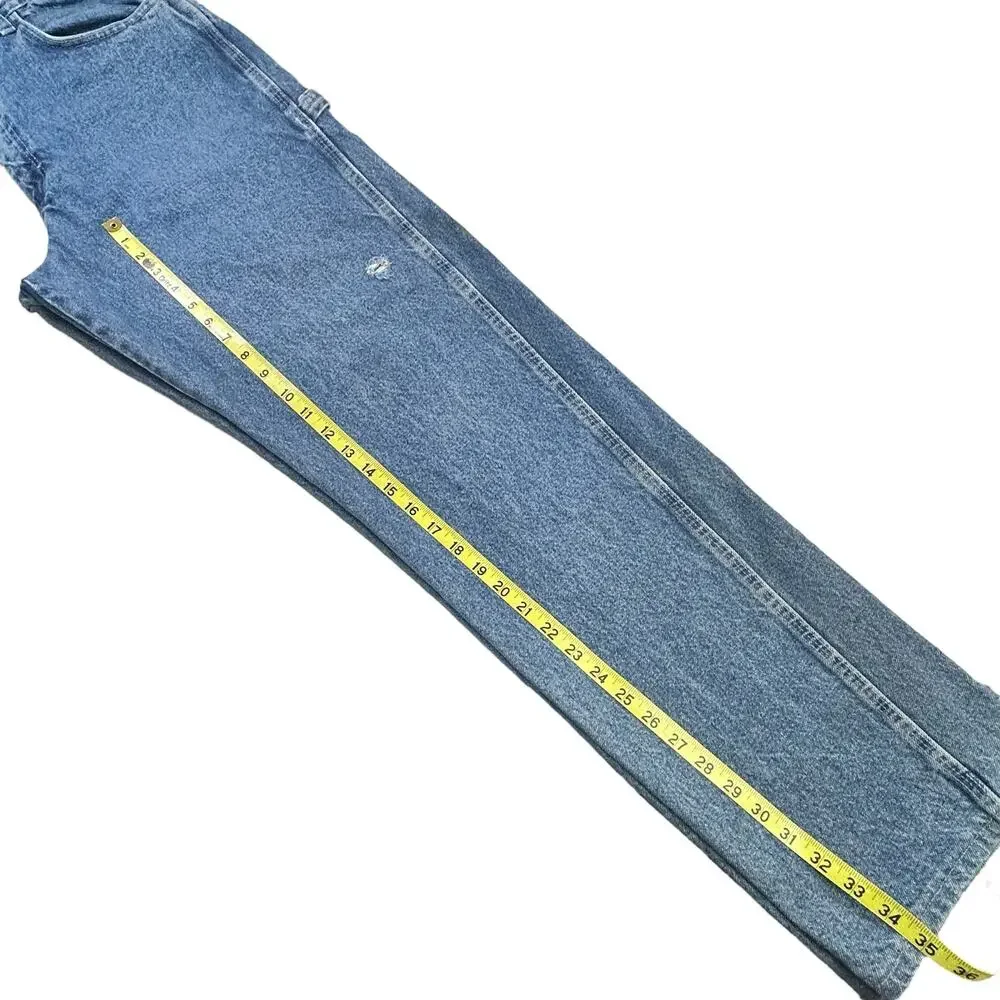 Bulwark FR Men Jeans Size 34 Blue Flame Resistant Carpenter Style Heavy Denim
